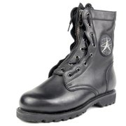 3516皇家航空 航天纪念靴头层牛皮户外战术靴H08-805D(黑色 44)