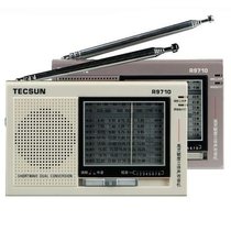 德生R9710R-9710全波段便携式立体声二次变频收音机【包邮】(褐色)