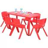 信拓幼儿园塑料桌椅XT-YY-005（一桌四椅）