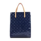 Louis Vuitton(路易威登) 深蓝色漆皮手提包