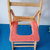 孕妇老年人坐便椅凳器坐垫家用实木折叠方形马桶椅子垫坐便套保暖(方形活力橘红色扣子款马桶垫1026 默认版本)