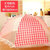 有乐C019加密蕾丝饭罩菜罩折叠长方形食物罩防苍蝇罩lq602(大号粉色)第2张高清大图