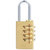 雨花泽 金属质感黄铜密码锁 箱包锁 防盗锁 土豪金色中号MLJ-7735