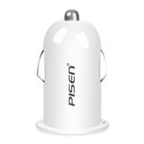 品胜（PISEN）迷你车载充电器头苹果华为小米手机智能车充多功能快充24V冲(白色)