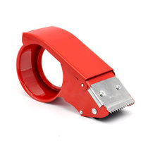 得力文具（deli） 823　金属切割器 4.8CM　胶带切割器 封箱器 打包机 切割机(红色)