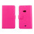 酷玛特（COOMAST）诺基亚625手机保护套保护壳手机套手机壳皮套PU 适用于诺基亚625 nikia625(粉色)