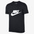 Nike耐克2016夏男款运动休闲圆领透气字母短袖T恤NIKE黑色短袖(黑色 L)