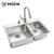 摩恩(MOEN)水槽双槽不锈钢水槽洗菜盆洗碗池27111(搭配CA87094SRS抽拉龙头)