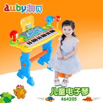澳贝儿童多功能电子琴话筒音乐早教宝宝玩具小钢琴3-6岁初学乐器(多功能电子琴)