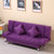 简约双人1.5三人1.8米简易沙发床可折叠沙发小户型多功能沙发床SF08(大气紫色（送抱枕） 双人位)