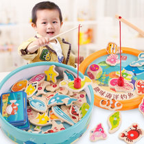 福孩儿钓鱼玩具(配认知卡片)3-6岁 国美超市甄选