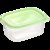 709ml 50套长方形一次性餐盒饭盒打包快餐盒保鲜盒水果千层蛋糕盒(绿色)