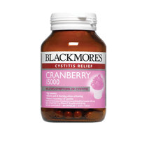 Blackmores澳佳宝 蔓越莓精华胶囊15000mg 60粒保健品(1瓶)