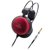 铁三角(audio-technica) ATH-A1000Z 艺术监听耳机 纯净音质 外型时尚 红色