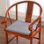 中式古典亚麻椅垫可拆洗四季通用加厚海绵绑带茶艺围椅坐垫餐椅垫(灰色)