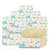 蓝漂量贩装竹浆本色抽纸 便携式平板卫生纸 3层不漂白餐巾纸(白色 30包)