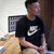NIKE耐克男2017新款运动圆领针织透气宽松短袖T恤 696708-015(696708-015)