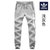 Adidas/阿迪达斯运动裤男裤子三叶草收口小脚长裤(Q6518灰色 3XL)