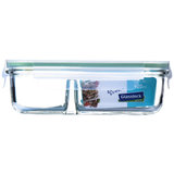 Glasslock韩国进口钢化玻璃分隔保鲜盒（MCRK092）920ml 密封 可微波炉