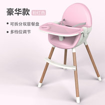 竹咏汇  皮质软坐垫儿童餐椅 宝宝餐椅 可折叠便携式婴儿吃饭椅子饭桌多功能座椅餐桌椅(2)