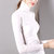 MISS LISA秋冬新款高领网纱打底衫大码长袖t恤性感内搭小衫23008(白色 4XL)