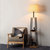 圣菲特 北欧落地灯现代客厅沙发灯创意个性现代简约实木置物架床头卧室落地台灯 sft1013(脚踏开关)