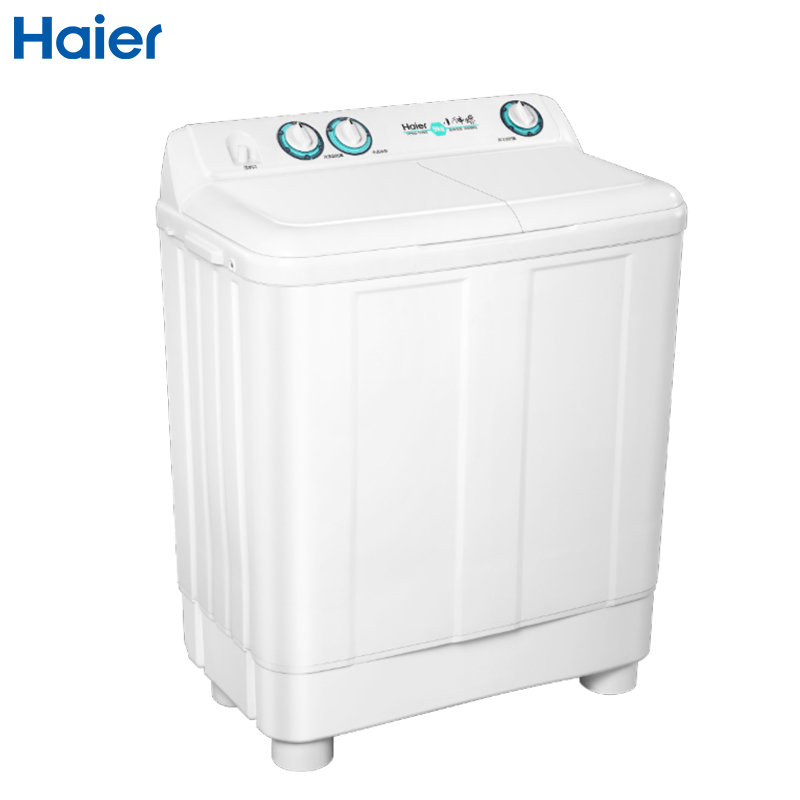 海尔洗衣机双桶波轮老式家用老人109公斤大容量半自动租房宿舍双缸双