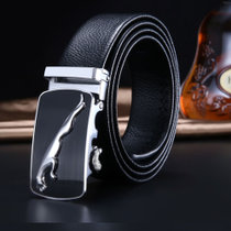 爱柏顿(Aiburton) 男士皮带 超纤材质自动扣腰带 男士钱包 手包(棕色 120)