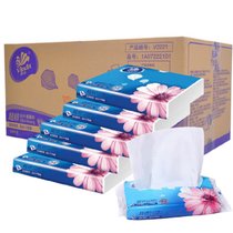 维达Vinda纸巾超韧系列便携式软抽面巾纸 V2221(V2221整箱100包)