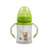 有贝 宽口径PP自动奶瓶210ML婴儿奶瓶宽口防摔带吸管手柄新生儿宝宝宽口径PP材质喝水奶瓶YB3364(绿色)
