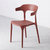 物槿 塑料牛角椅 YG-02(酒红色)