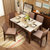 浪漫星 餐桌 实木餐桌 北欧客厅家具实木餐台 9038#餐桌(单餐桌-大理石 1.5米)