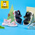 巴布豆童鞋21夏季小童男童女童儿童宝宝露趾凉鞋学步鞋（22-32）(22 红)