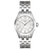 天梭Tissot唯意系列机械女表钢带指针日历自动机械女士手表女腕表T038.007.11.037.00