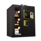 全能保险柜办公指纹柜 家用保险箱大型密码柜入墙床头柜保管箱(RK45II)