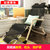 折叠椅子便携家用躺椅午睡椅懒人沙发单人飘窗椅沙滩椅子M102(加宽黑色 网布透气)