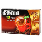 雀巢Nestle咖啡1+2特浓条装（38+5）包559g 浓郁醇厚，余韵悠长，值得细品赏鉴