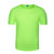 文化衫夏季 纯色网格透气运动男装圆领短袖速干t恤(荧光绿 XXXL)