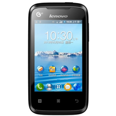 联想（Lenovo）A208t 3G手机（深邃黑）TD-SCDMA/GSM  Android2.3，1GHz高速处理器，3.5英寸电容触摸屏