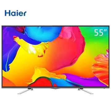 海尔(Haier) LS55H310G 55英寸 4K超高清 环绕立体声 智能网络电视（黑色）