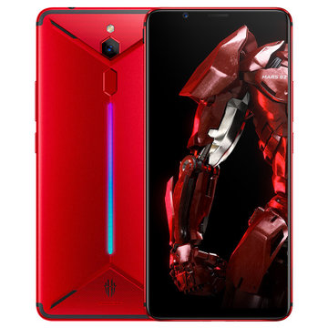 中兴 努比亚（nubia）红魔Mars电竞手机 全面屏 游戏音乐手机 全网通版移动联通电信4G手机(烈焰红 官方标配)