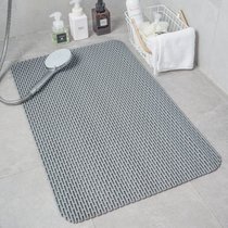 家用浴室防滑垫淋浴洗澡防滑地垫厕所卫生间卫浴防水脚垫镂空垫子(90*110cm 深灰色)