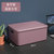 收纳盒桌面杂物零食整理箱办公室文具带盖储物筐化妆品置物小盒子(香芋紫--高款大号)