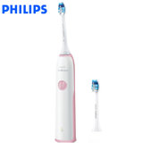 飞利浦（PHILIPS） 成人充电式 电动牙刷HX3226/41  声波震动牙刷 智能计时呵护牙龈美白牙齿 樱花粉