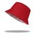 SUNTEK防晒帽遮阳帽订做大帽檐渔夫帽定制logo刺绣儿童帽子盆帽DIY印字(儿童（56cm） 红色-格子（可双面戴）)