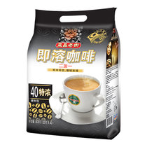益昌老街2+1特浓即溶咖啡粉40条共800g 马来西亚进口