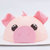 贝思客 猪事顺利新年创意生日蛋糕猪贝贝 上海同城配送