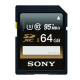 索尼（SONY）SD存储卡 微单 单反 数码相机内存卡 64G 95MB/S