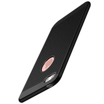 iPhone8/7/X手机壳 iphone6s 6splus 5/5S/se苹果x手机壳手机套保护壳保护套磨砂硬壳散热(黑色 iPhone5/5S/SE)