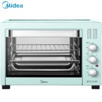 美的(Midea)电烤箱 PT4002 40L家用烘焙多功能大容量家庭披萨蛋糕烘焙烤箱(绿色 默认版本)
